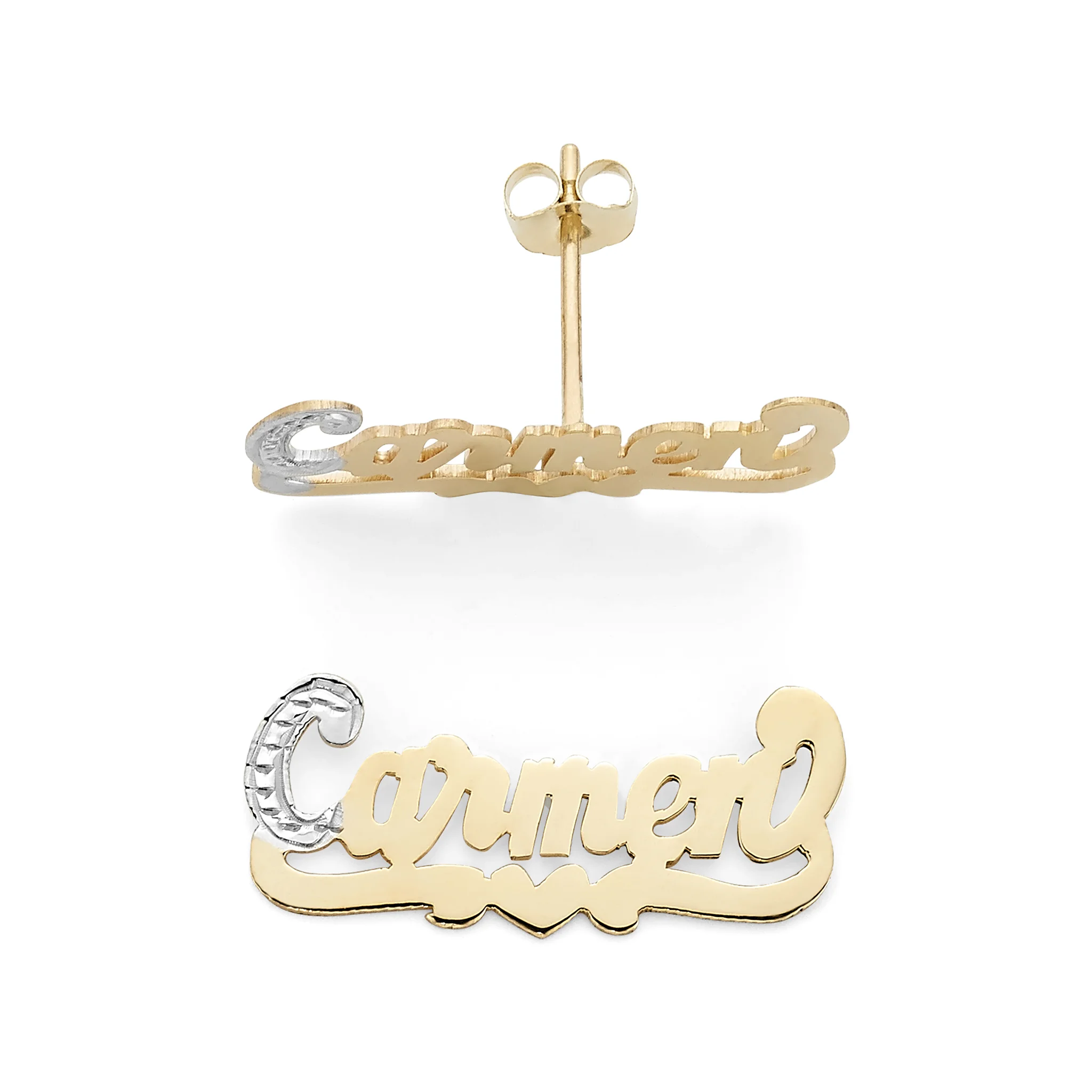 LEE803F - Magical Name Earrings