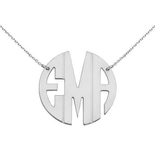 Custom Monogram Mini Personalized Necklace