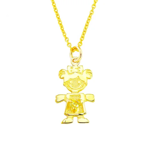 14k Gold Gold Necklace For Little Girl 14k Yellow Gold Daddy's