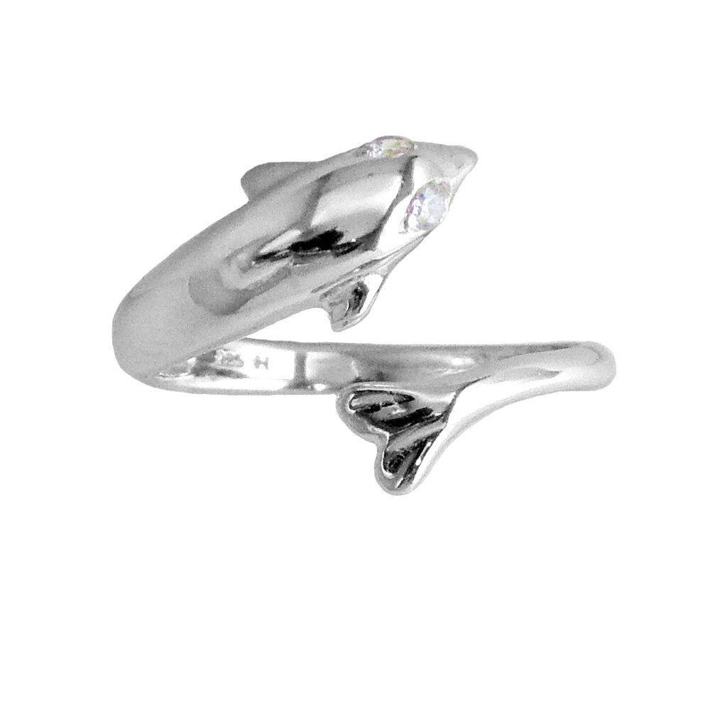 CS30Z - Dolphin Lover Pinky Finger or Toe Ring