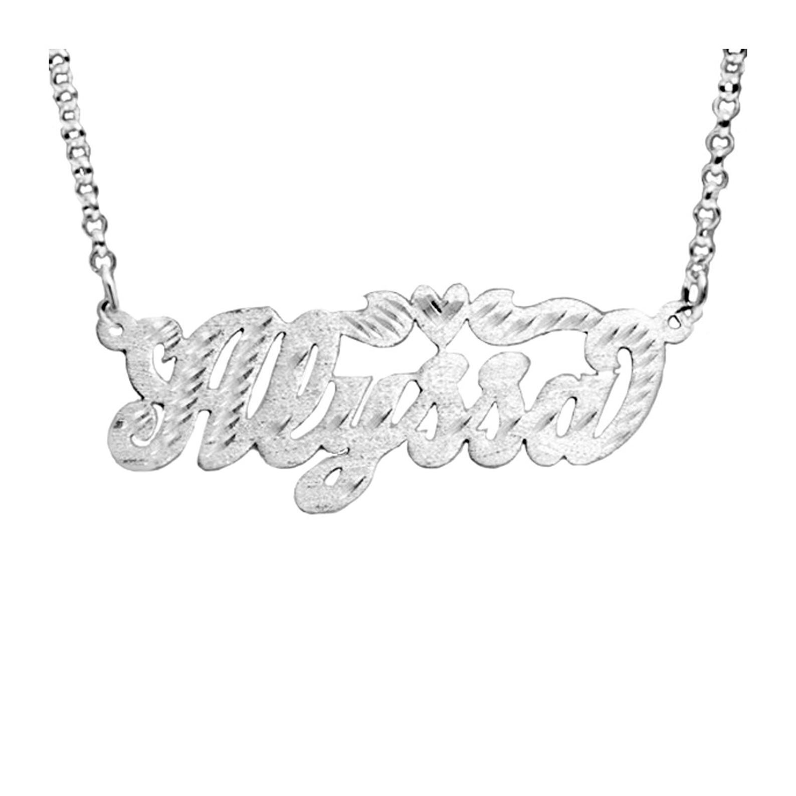 SNS313 - Love on Top Name Necklace