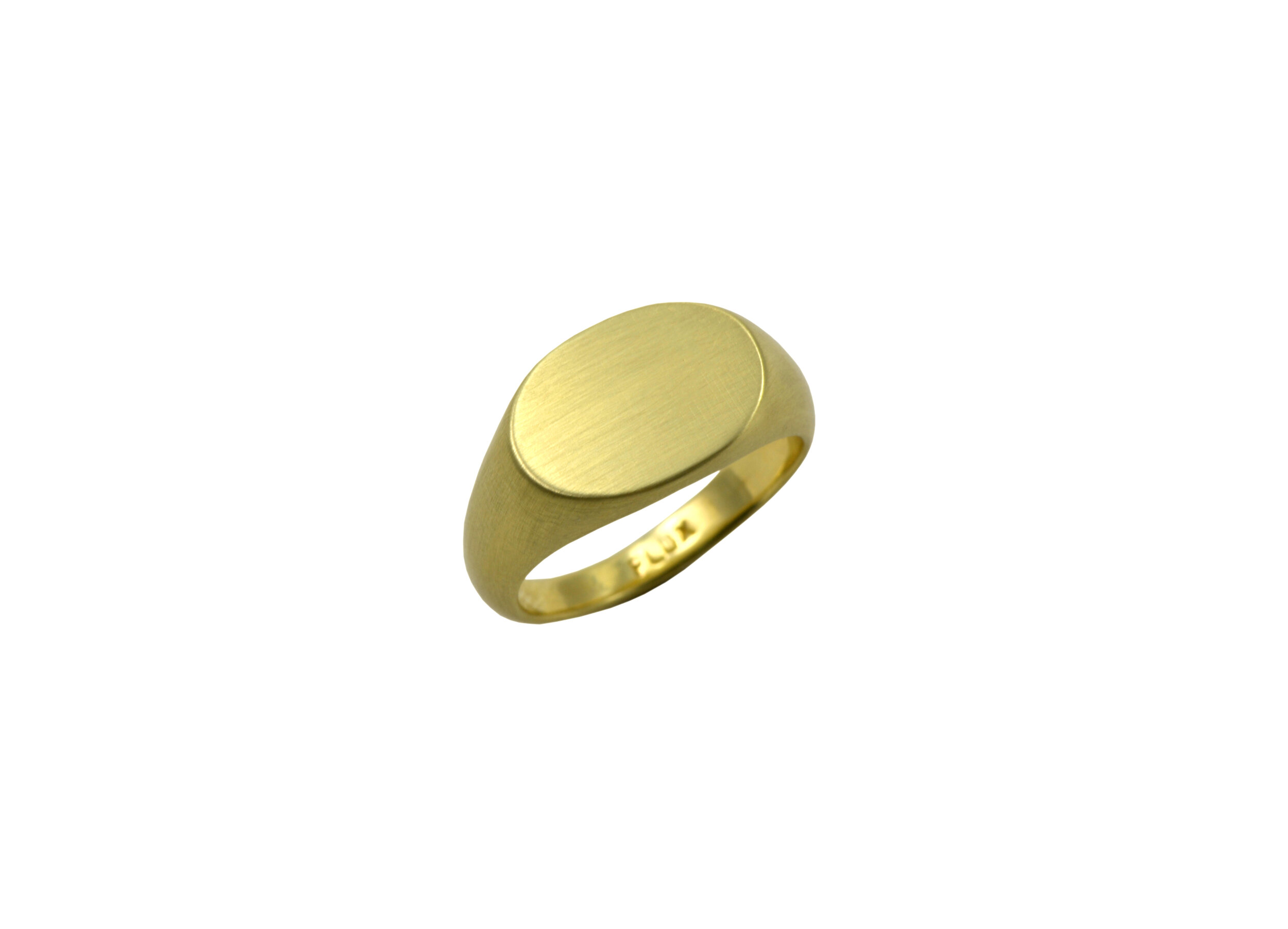 18ct Yellow Gold Oval Signet Ring - Large | Lanes Jewellery & Prestige  Watches In Holt, Norfolk