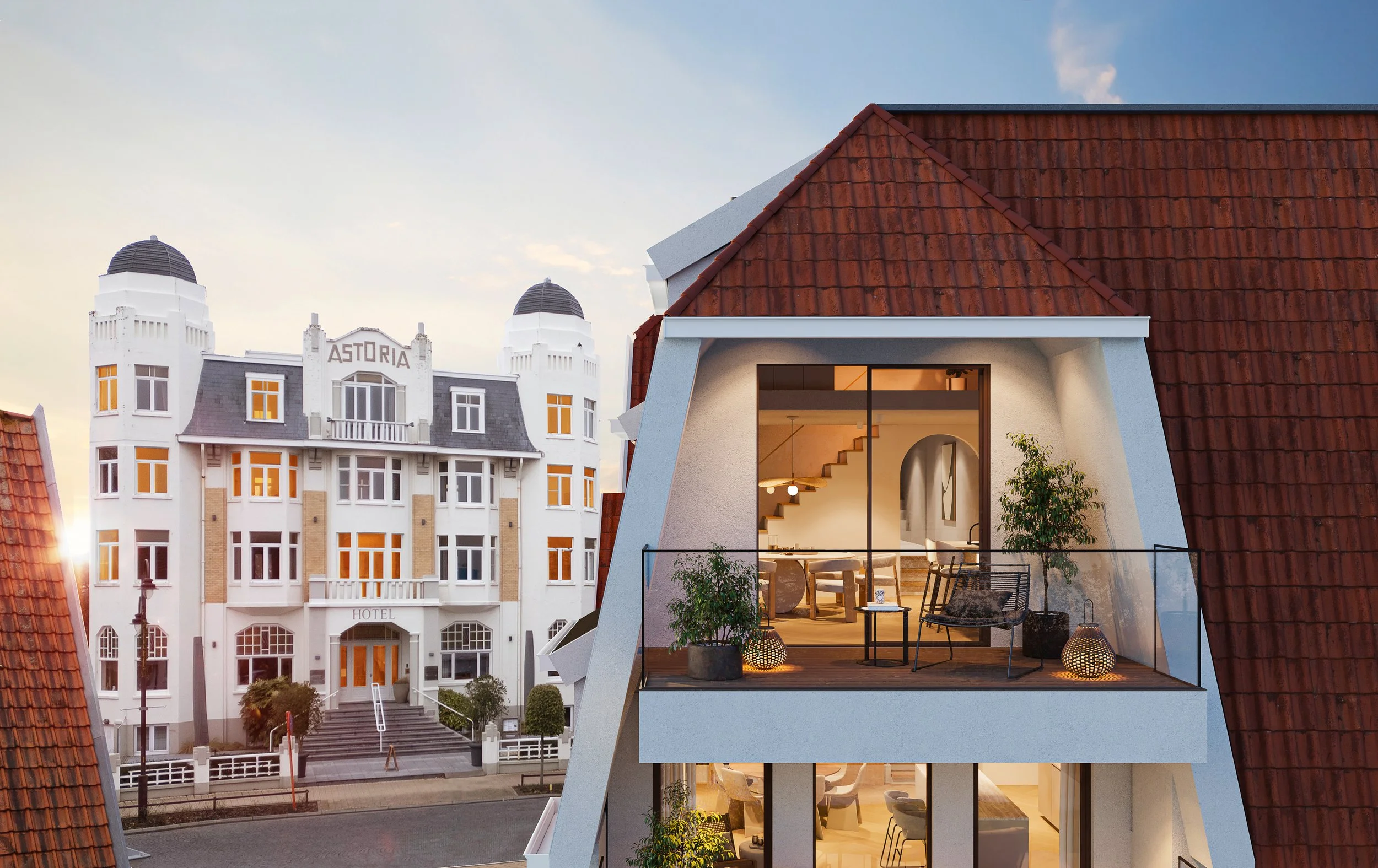 villa MC view on Astoria DE HAAN