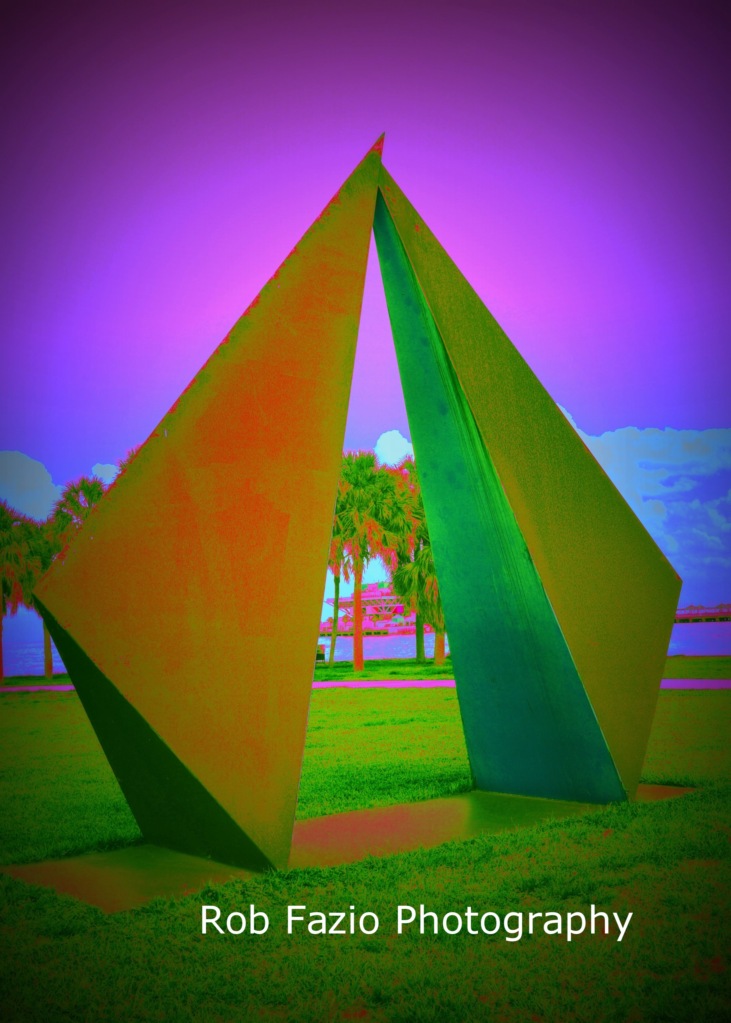 Sail Sculpture and Pyramid Pier