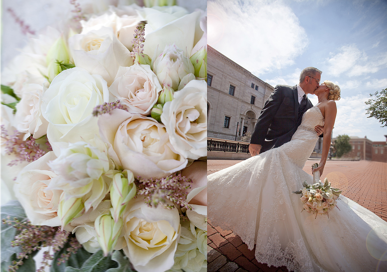 Wedding photography at Rice Park St. Paul