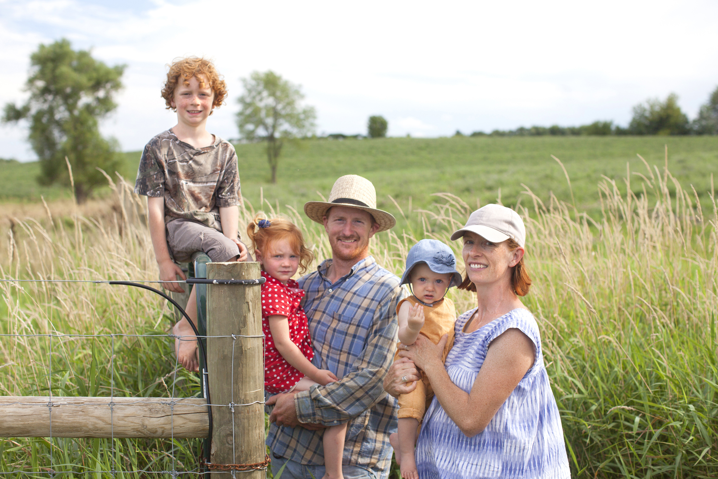 portrait photography farm family