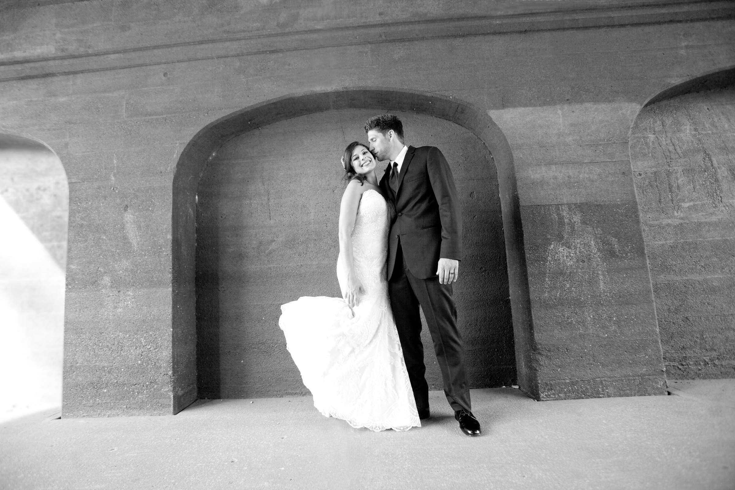 Wedding photography at stillwater lift bridge