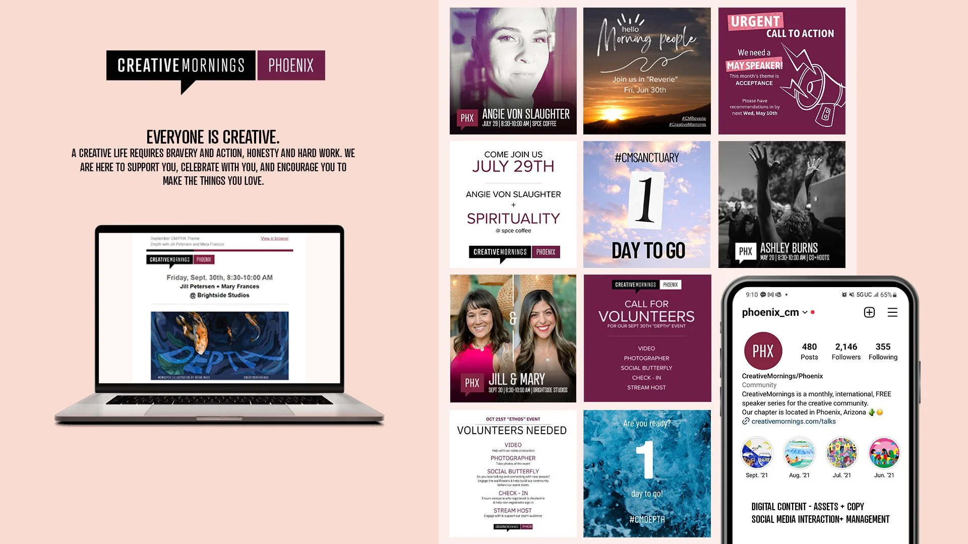 Digital + Social Media // Website // Content