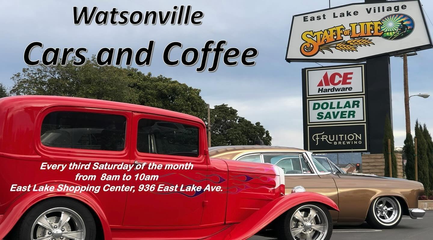 Cars and coffee this Saturday @coffeevillewatsonville 

#watsonville #cars #carsandcoffee #coffeeville #ittakesavillage