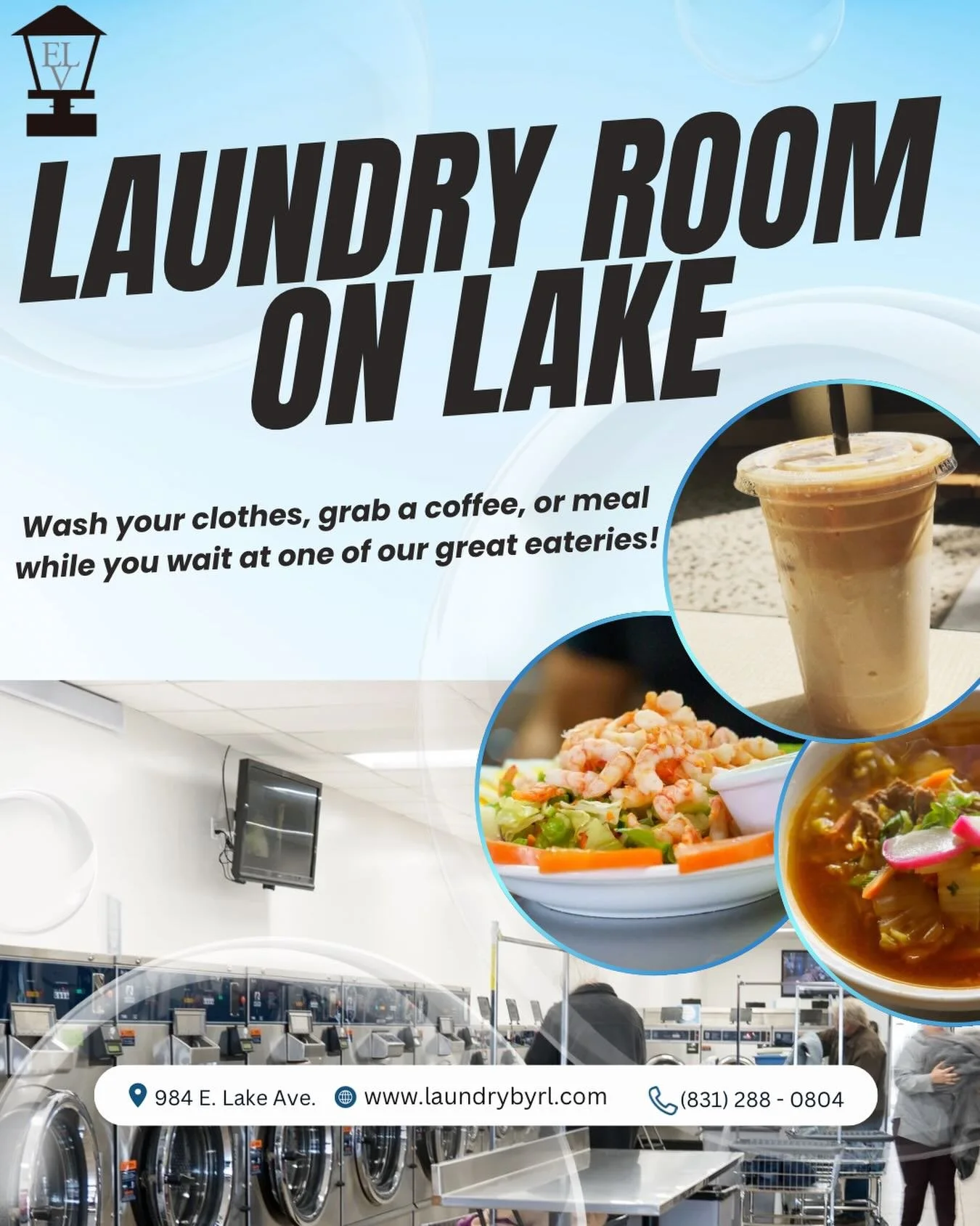 Make laundry day a little better at @laundryroomonlake . Grab a coffee, a bite to eat, or run a quick errand while your clothes spin &ndash; a super clean, modern laundromat with convenient 6am&ndash;7:30pm hours every day. 🫧 🧺 ☕️ 

#EastLakeVillag