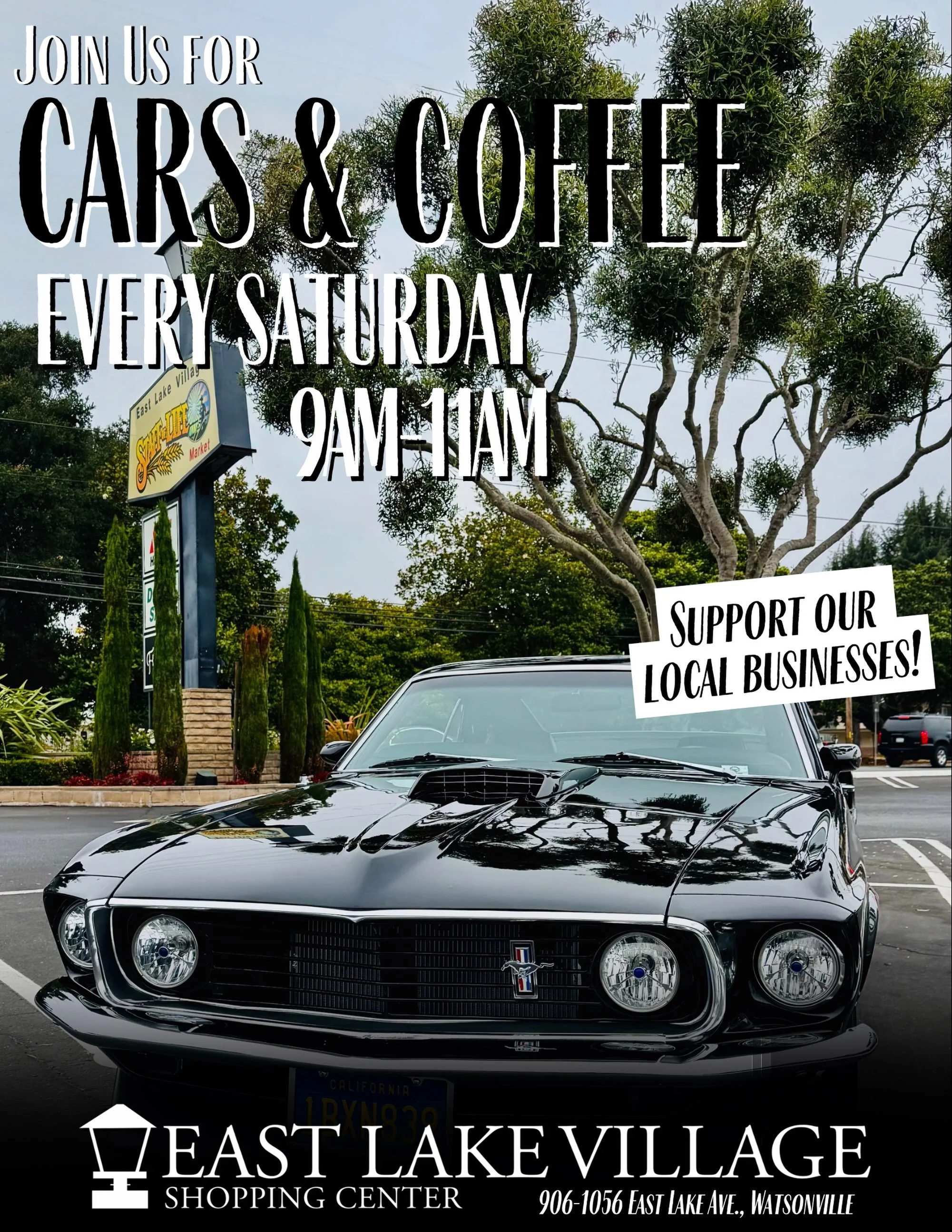 🚗☕ Saturday mornings are for Cars &amp; Coffee!

Join us this Saturday&mdash;and every Saturday&mdash;from 9&ndash;11 AM for a morning of cool cars, great coffee, good food, and even better company.

Bring your car, bring your friends, or just come 