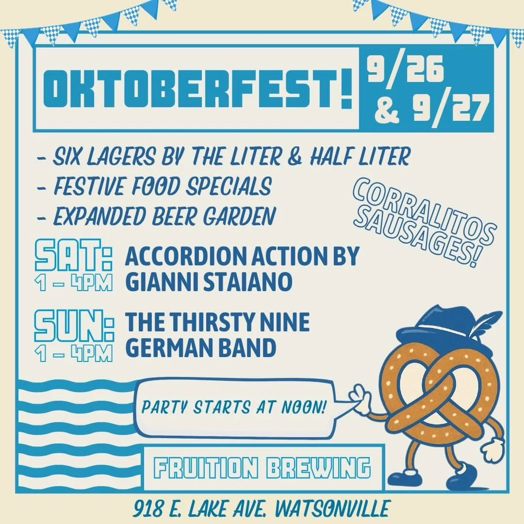 Repost from @fruitionbrewing
&bull;
OKTOBERFEST COUNTDOWN!
🔽🔽🔽🔽🔽🔽🔽🔽🔽🔽
Dust off your dirndls, &amp; lederhosen&hellip;
Plus our collaboration &lsquo;Fest Friends&rsquo; with @corralitosbrewery &amp; @shantyshackbrewing is tasting superb &amp
