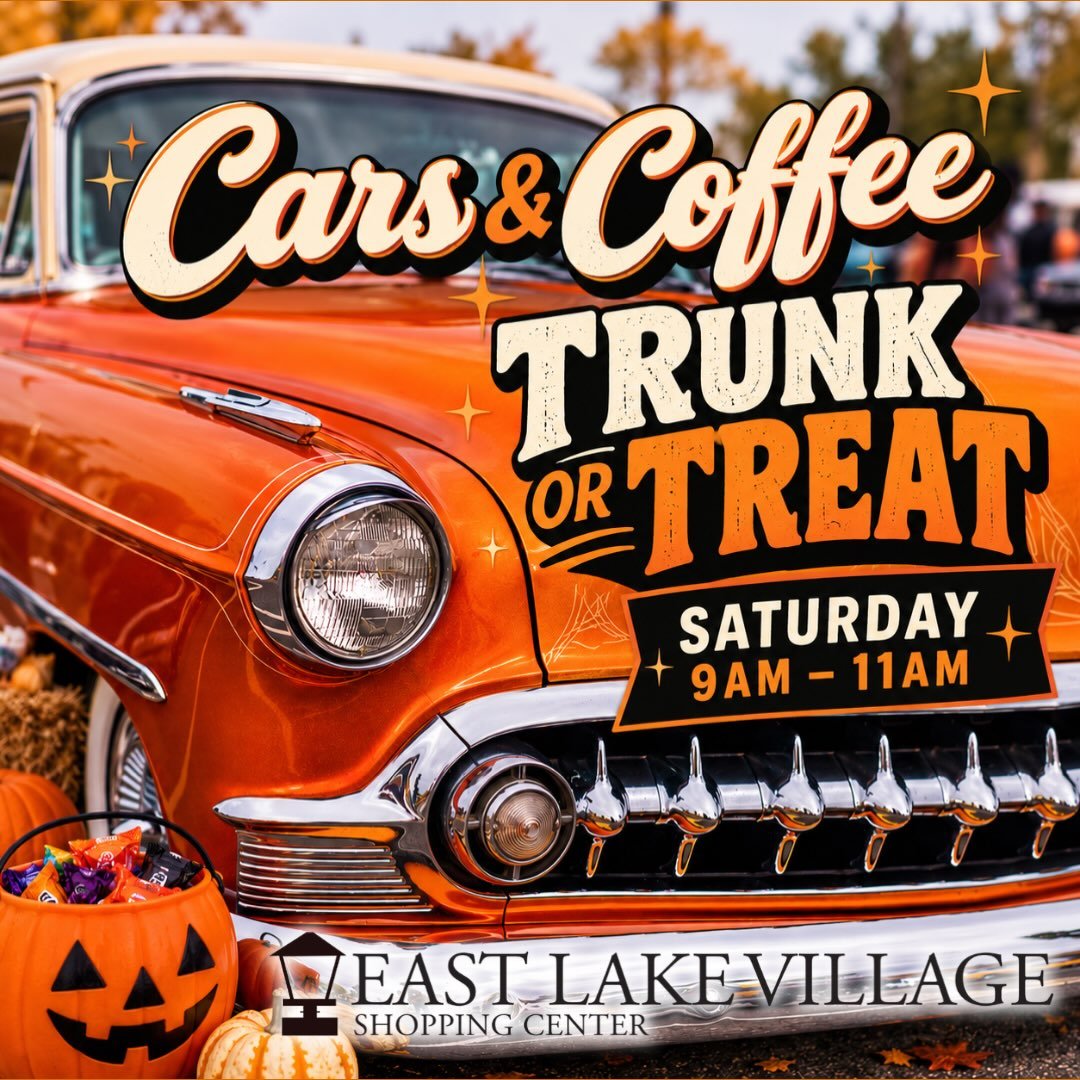 🎃🚗 TRUNK OR TREAT at Cars &amp; Coffee! 🍬☕️

Start your Halloween festivities with us this Saturday at East Lake Village Shopping Center with @carsandcoffeewatsonville !

We&rsquo;re adding a little Halloween fun to our weekly Cars &amp; Coffee! B