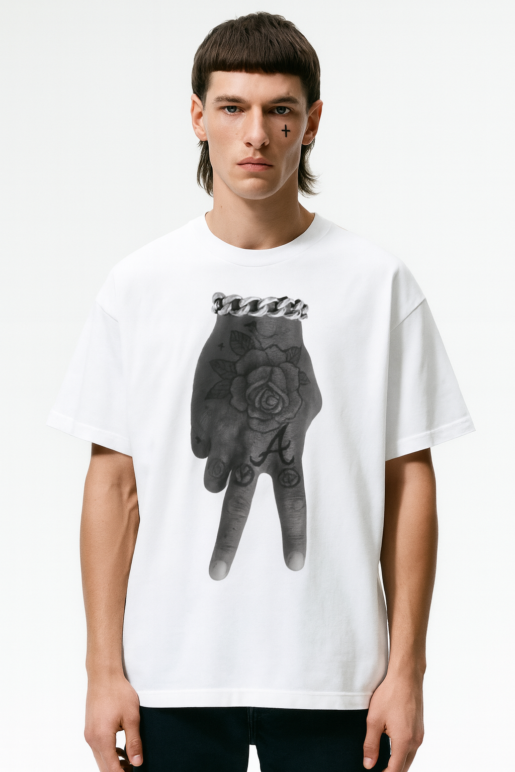 A-Town Down Neutral Tee