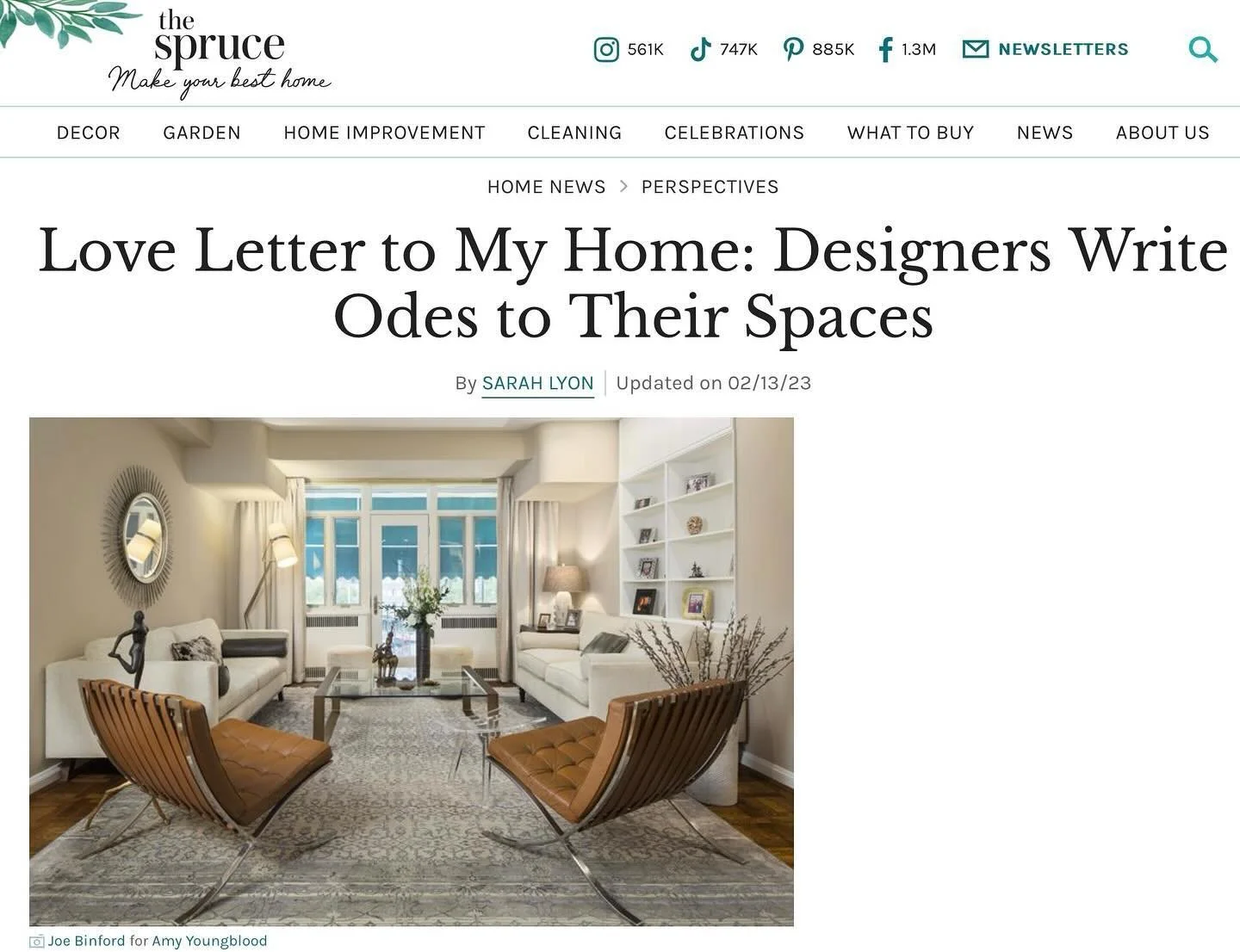 &ldquo;Cultivate the habit of being grateful for every good thing that comes to you, and give thanks continuously&rdquo;  Ralph Waldo Emerson

Throwing it back on a Tuesday to a year ago today, when I contributed to my very first Spruce Article. THAN