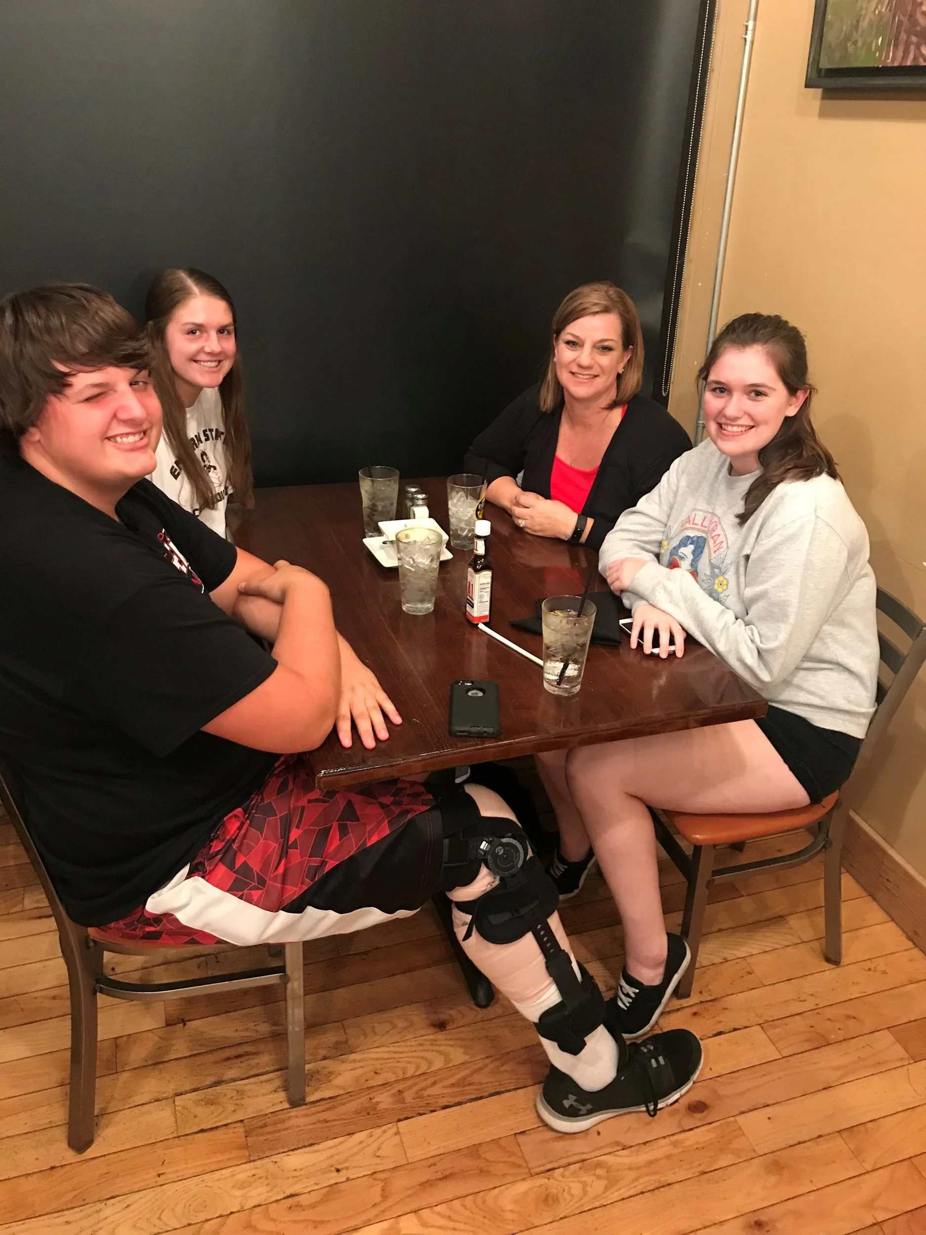 Rudd Scholars at Emporia State huddle up after another great day!