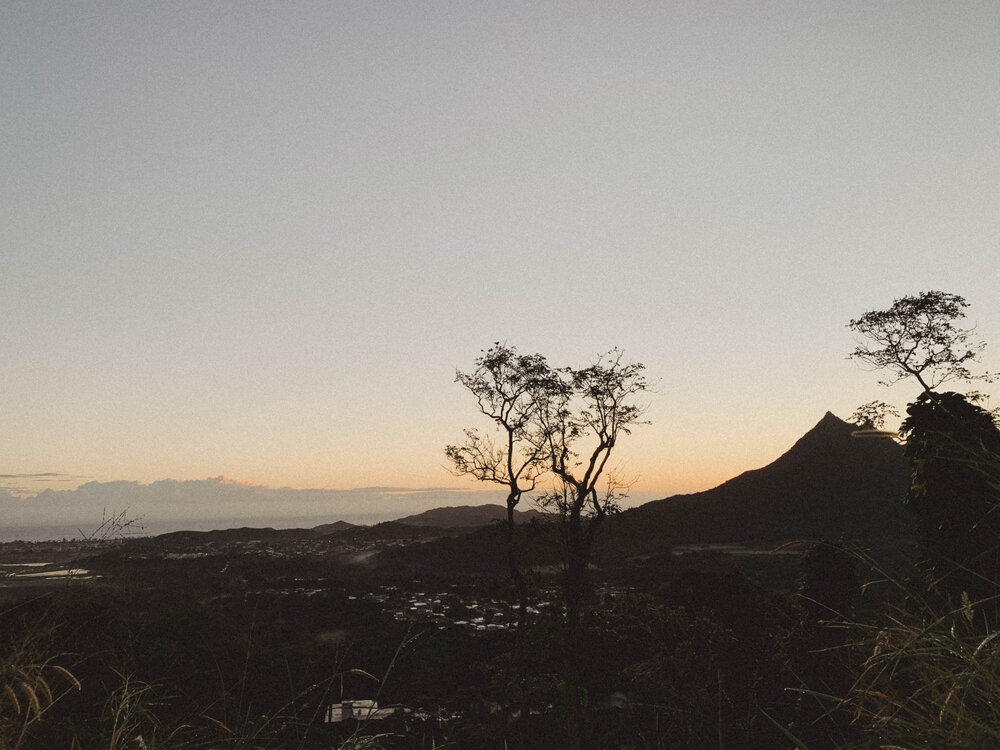 Sunrise in Oahu