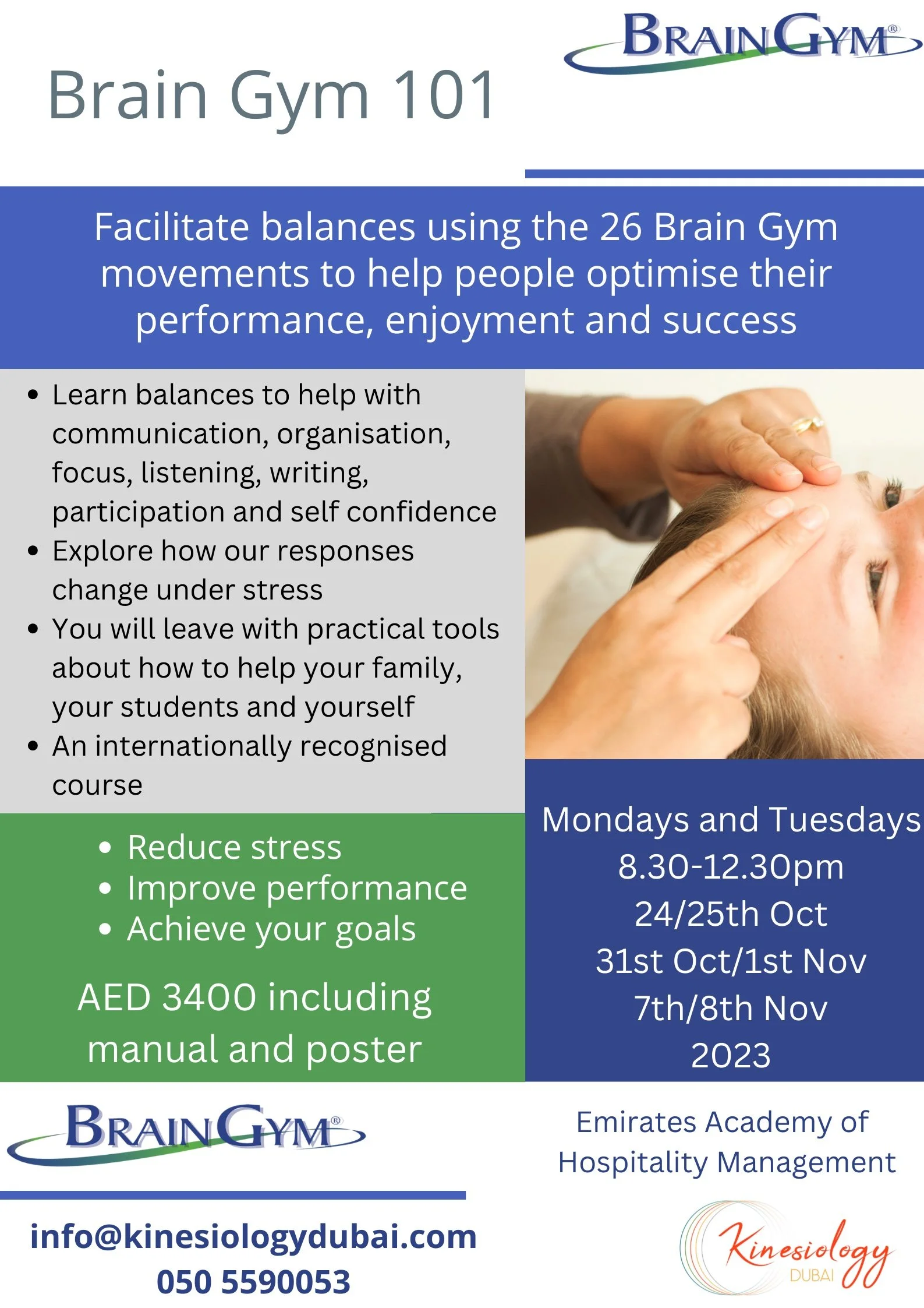 Course Events KinesiologyDubai