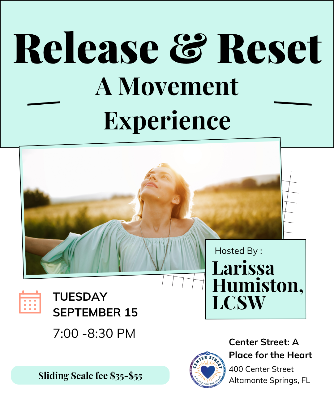 Release &amp; Reset: A Movement Experience