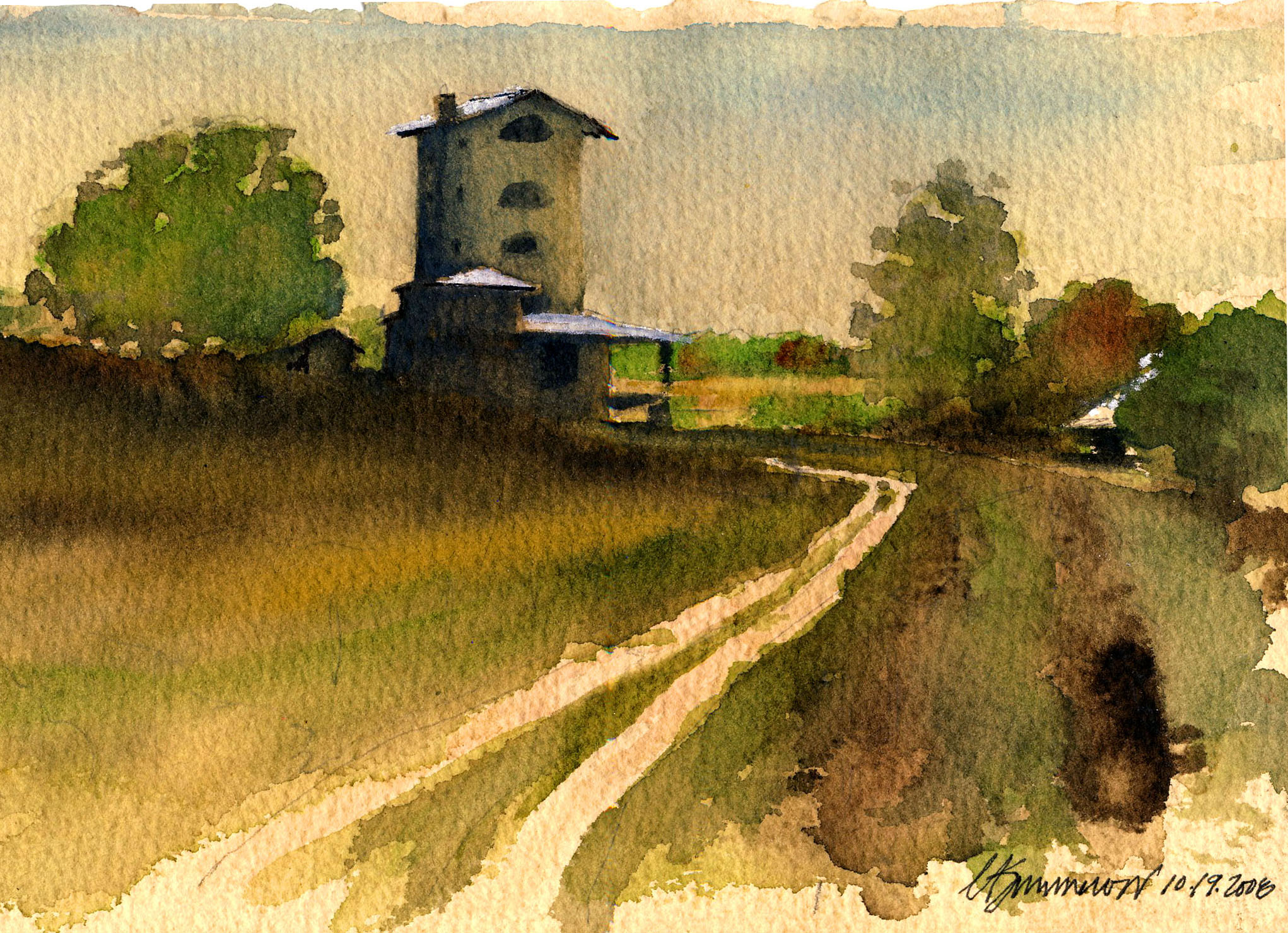 Tower in Winter 2 5 x 7.jpg