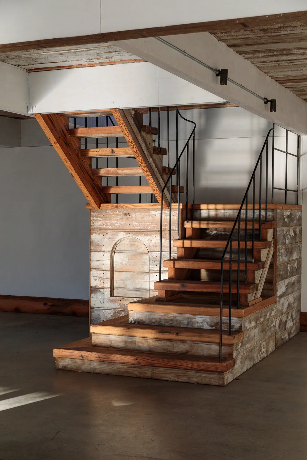 The Event Barn Staircase To The Upper Level