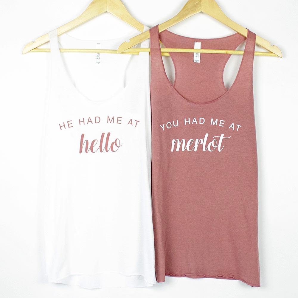 custom printed tank tops