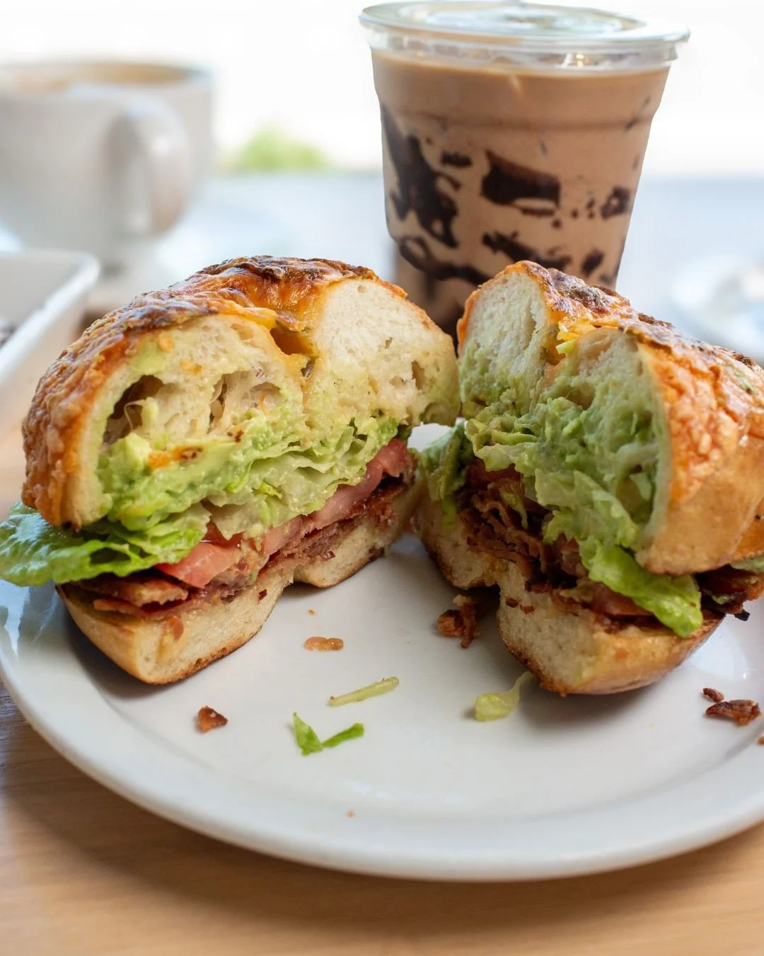 Friday plans: BLTA bagel. ⁠
⁠
#Seattle #Bagels #Redmond