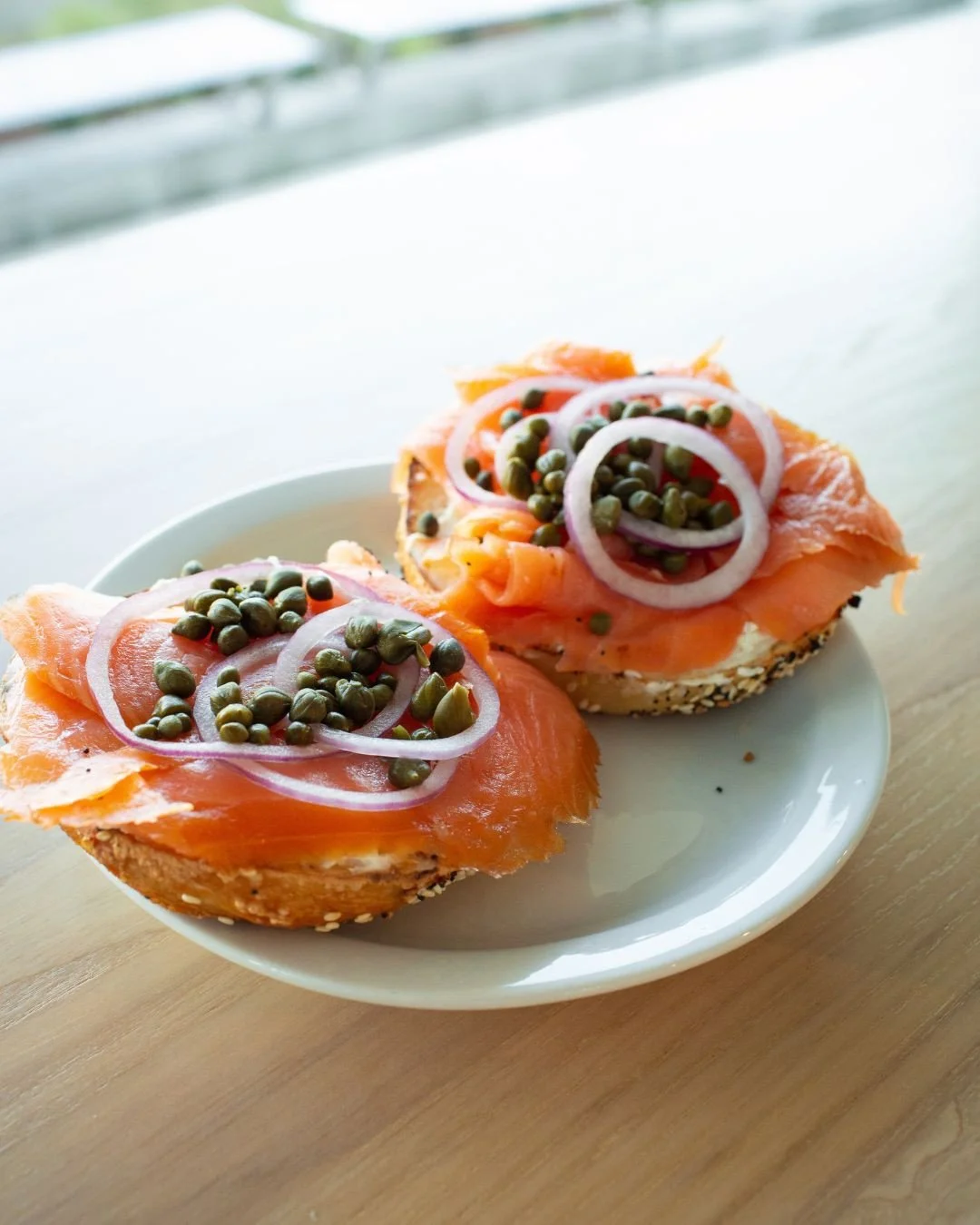 Let&rsquo;s be honest, few things beat an open-faced lox...⁠
⁠
#Bagels #Seattle #Redmond