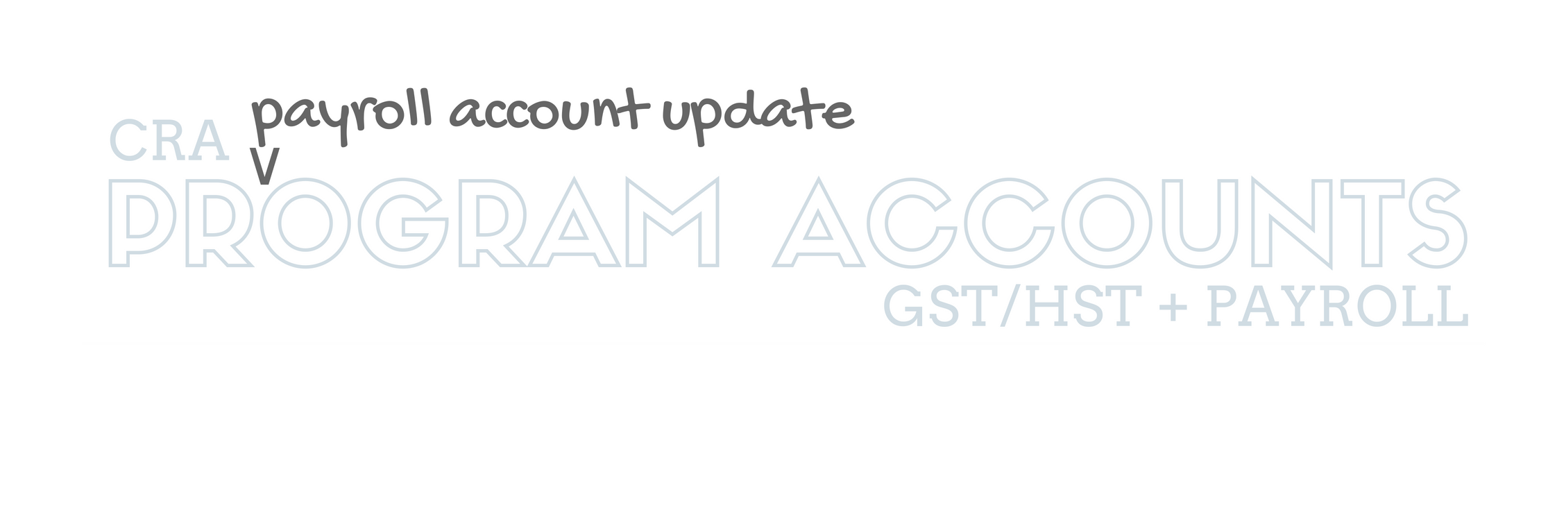CRA payroll account update
