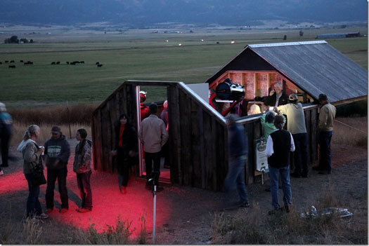  The observatory is operational for the lunar eclipse viewing party on September 27, 2015. 