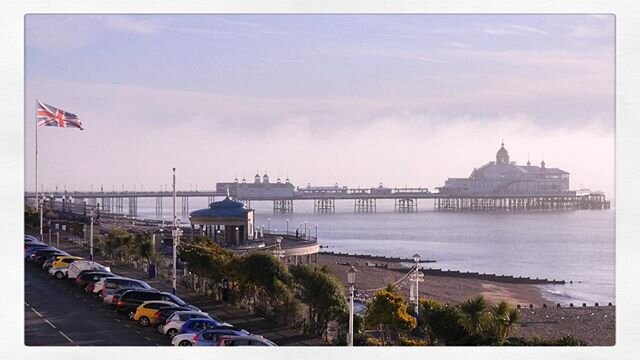 Eastbourne Pier in the early morning.
