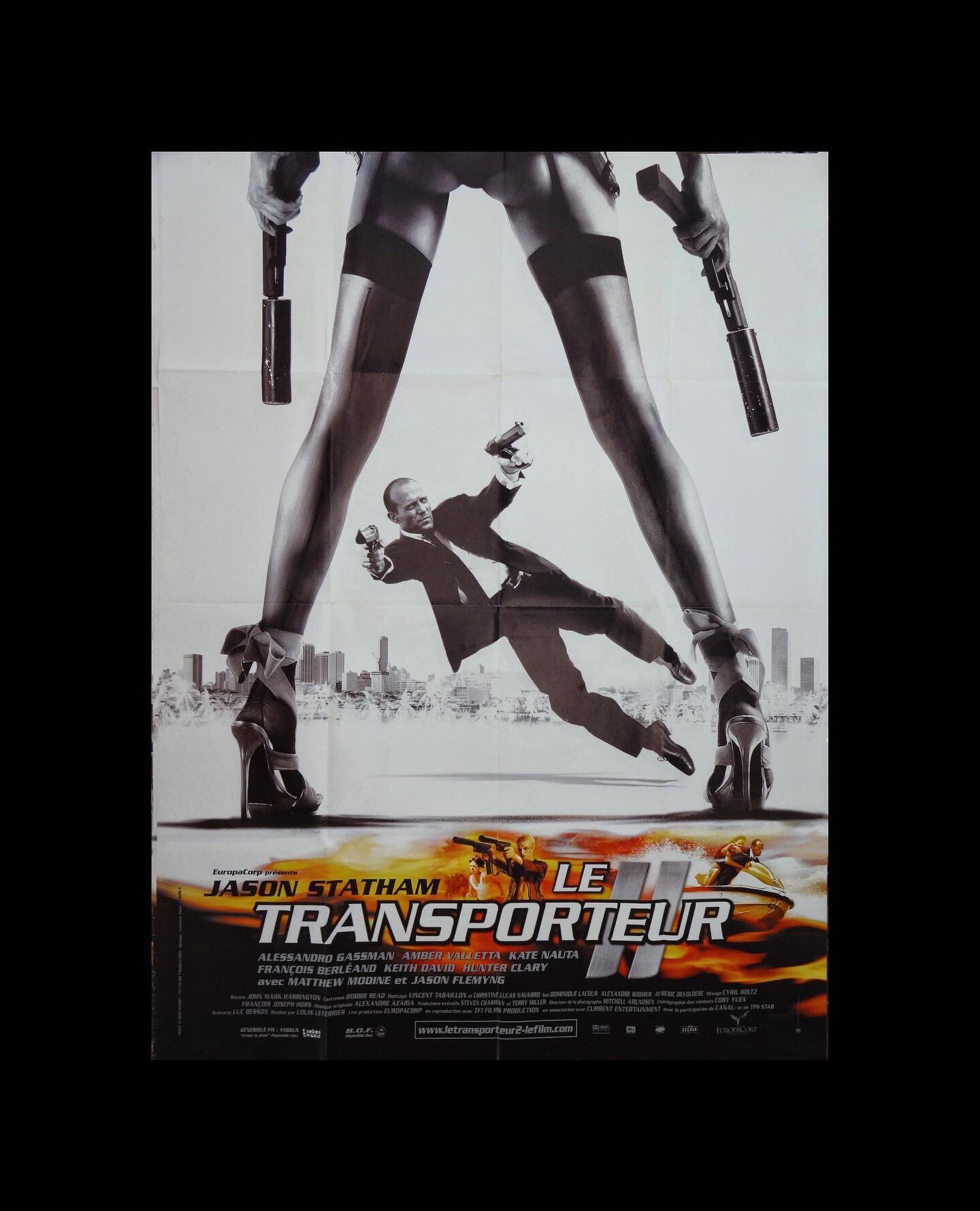 The Transporter 2. 2005. French grande #transporter2 #jasonstatham #ambervalletta #louisleterrier