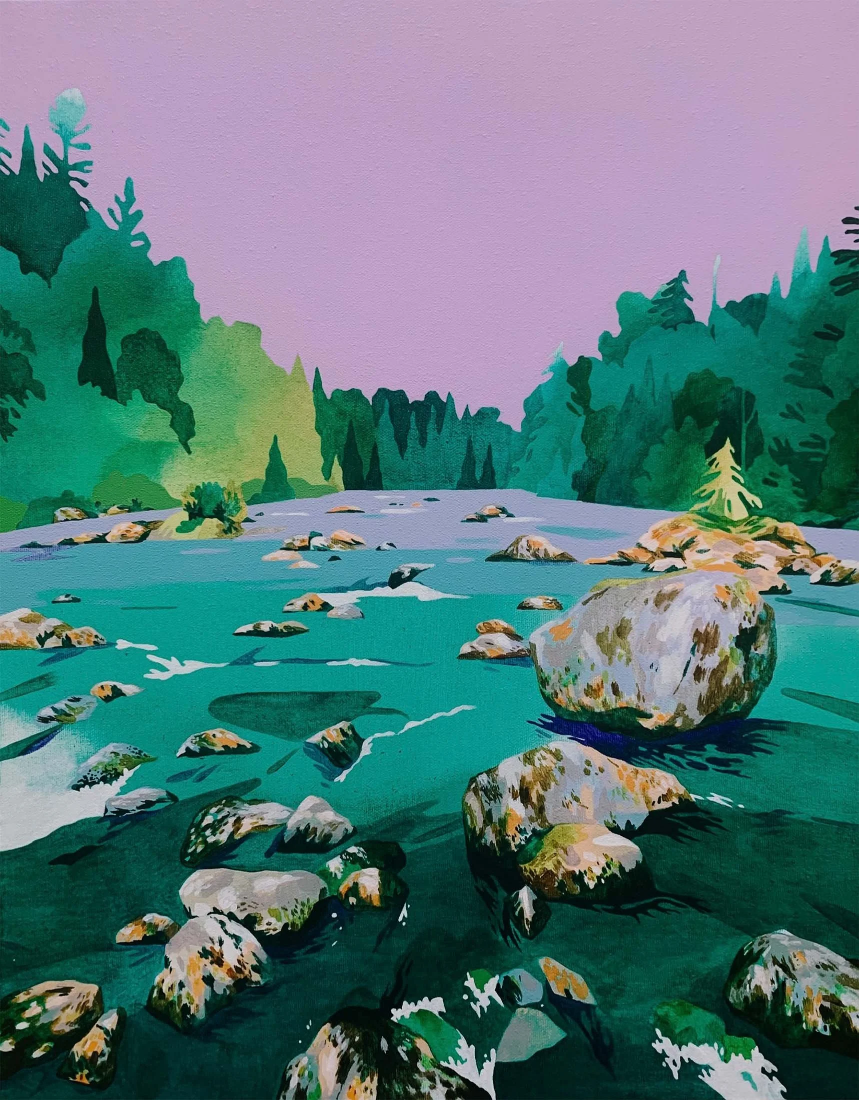 Comment tu retraces la rivière
Beside, 2022