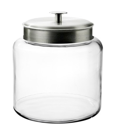 Glass Jar with Metal Lid