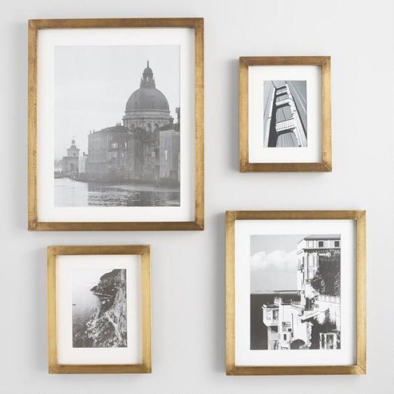 Antique Brass Metal Frames