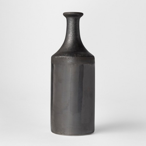 Earthenware Vase Medium - Black - Project 62™