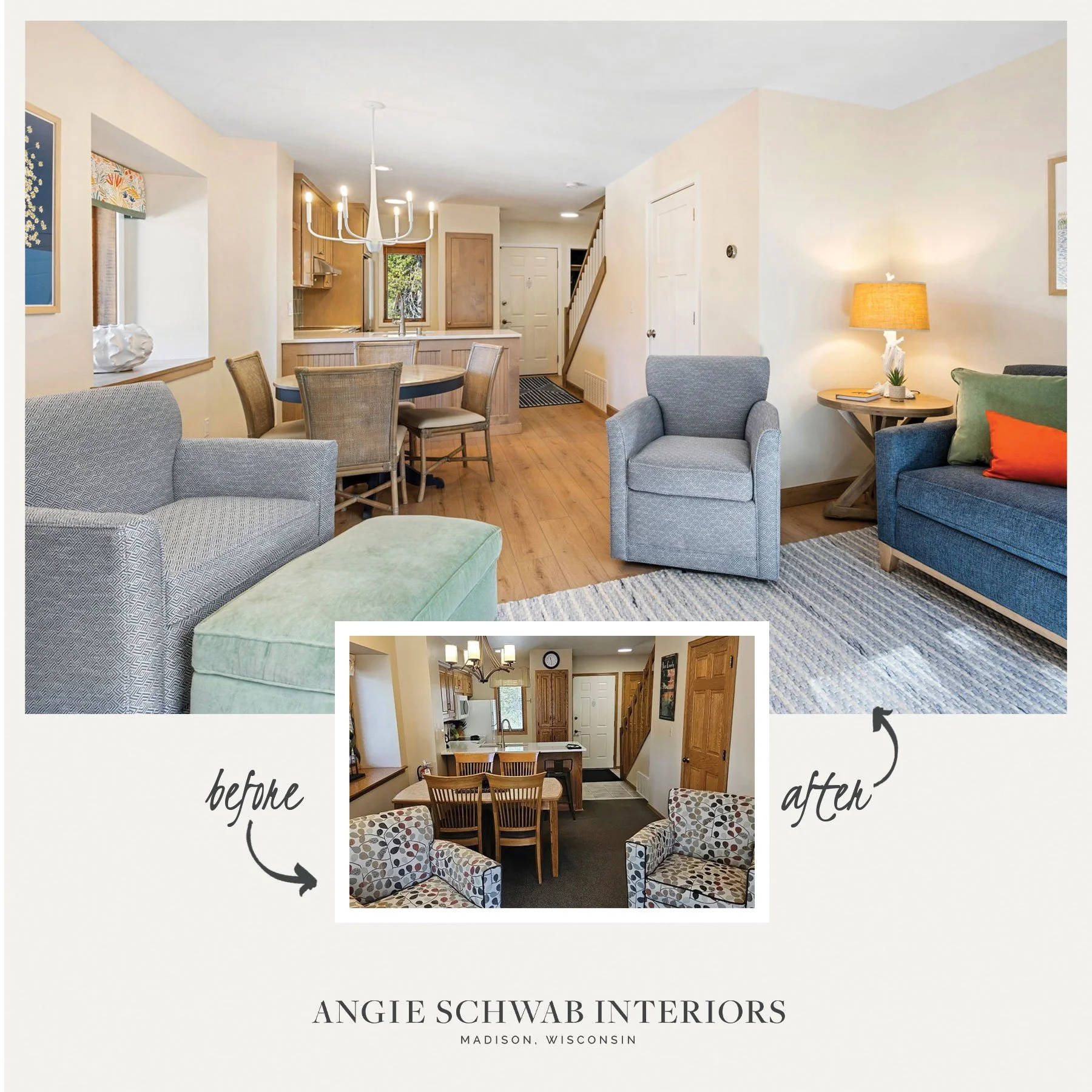 One year ago, this Door County vacation rental got a whole new life ✨🏡

From a full remodel to the finishing details, every corner was re-imagined to create a space that feels bright, welcoming, and ready for memory-making. What started as a vision 