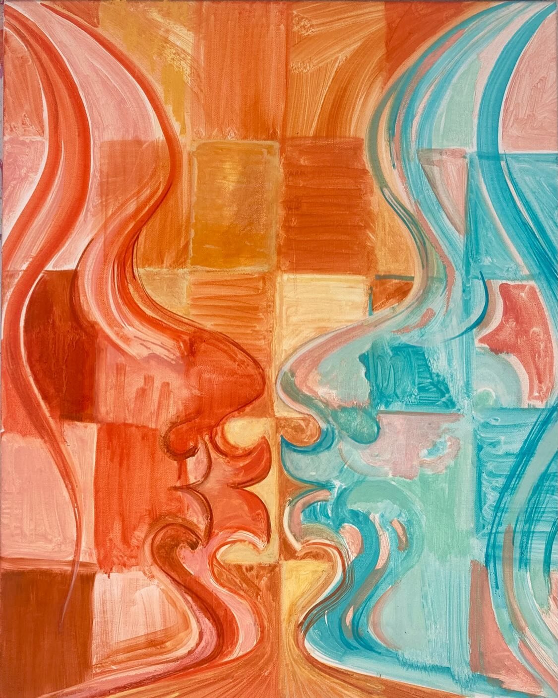 Babes or Vessel (dusty rose), 2024
20&rdquo; x 16&rdquo;
##annaschachte #babesorvessel