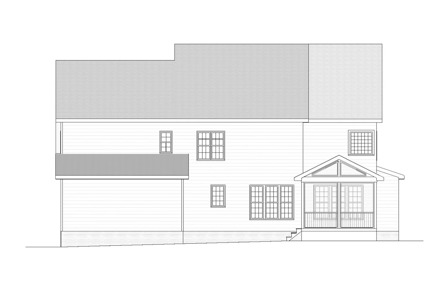 Existing Rear Elevation