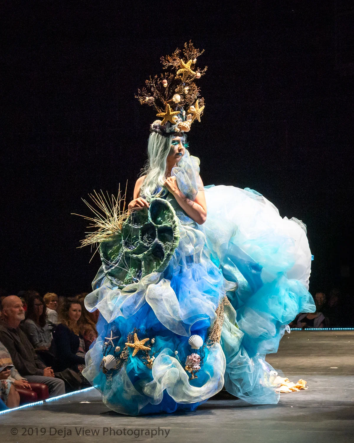 The Agony & the Exsta-Sea by artist Doreen M. Reynolds. Jaymi Shull model. Photo credit: Deja View Photography