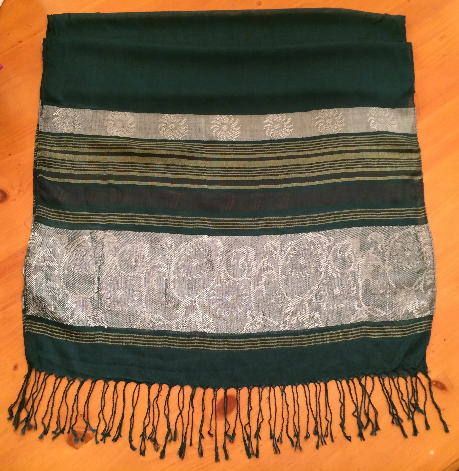ViMa Hunter Green - Silver Scarf