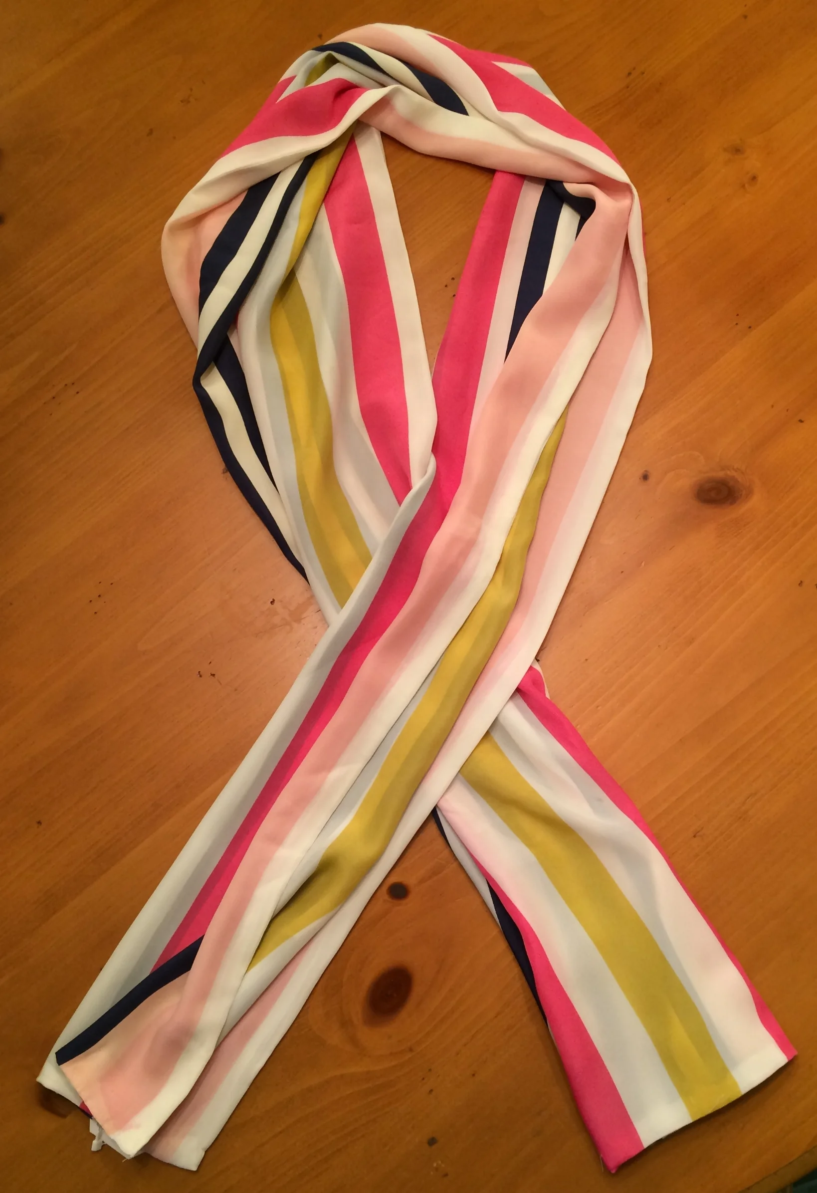 Striped Pastel Scarf (Final Sale)