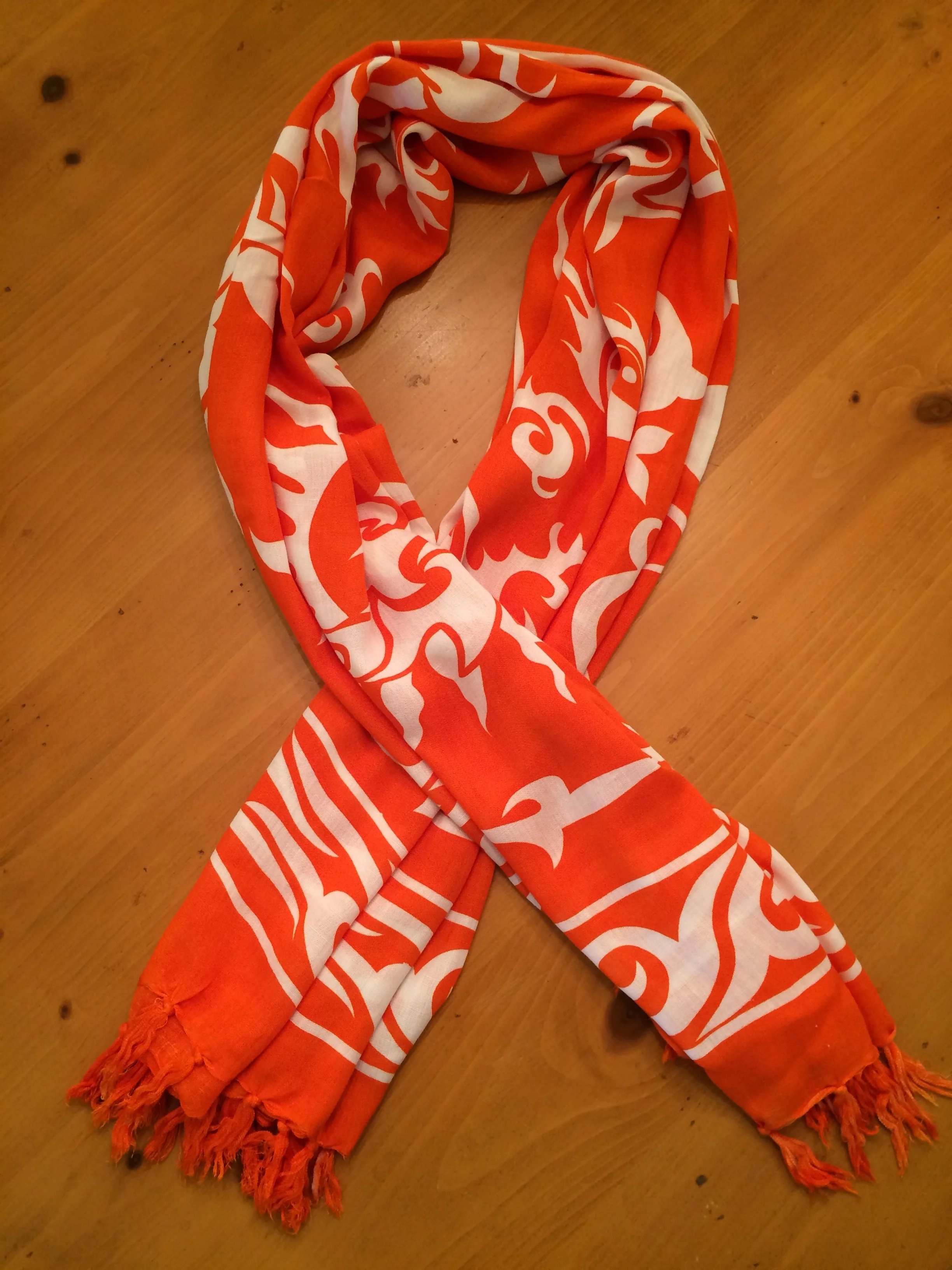 Orange Wrap/Cover-up (Final Sale)
