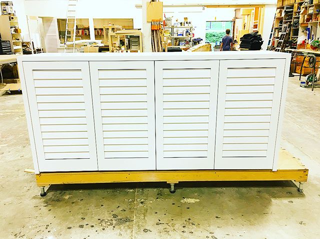 Strong relationships with great industry partners bring repeat clients. We recently built this custom dresser to match some closet doors we built a few years back for @bowley_builders...Thankfully, they were there to help us bring it in the house - t