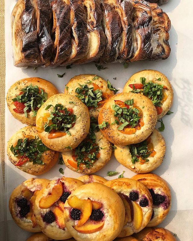 We've got a bunch of Summer favorites lined up for @slumarket tomorrow! Come stop by between 11 and 4. #vatrushka #piroshki #babka