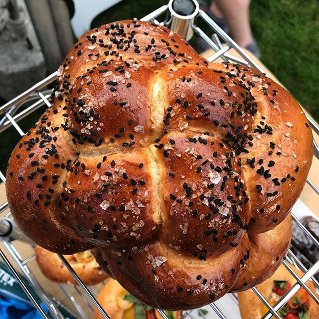 Our beautiful round honey #challah loaves are available for Rosh Hoshanah. Pick Up is 9/8 at our commissary space in Wallingford (we won&rsquo;t be at @slumarket at all that weekend). Just click the link in our profile to place an order. ⠀
⠀
As a rem