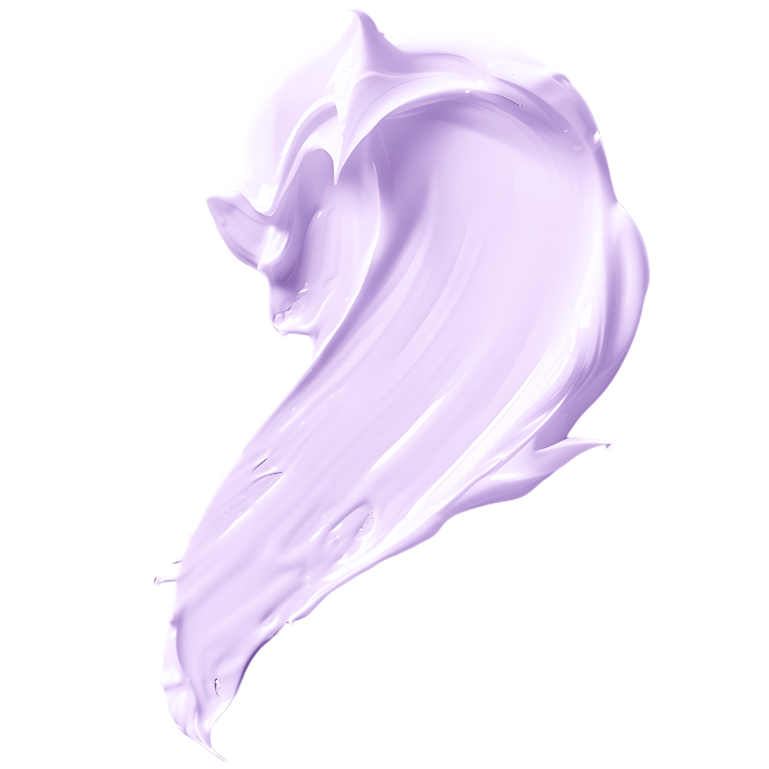 Face cream texture representing customized facial skincare