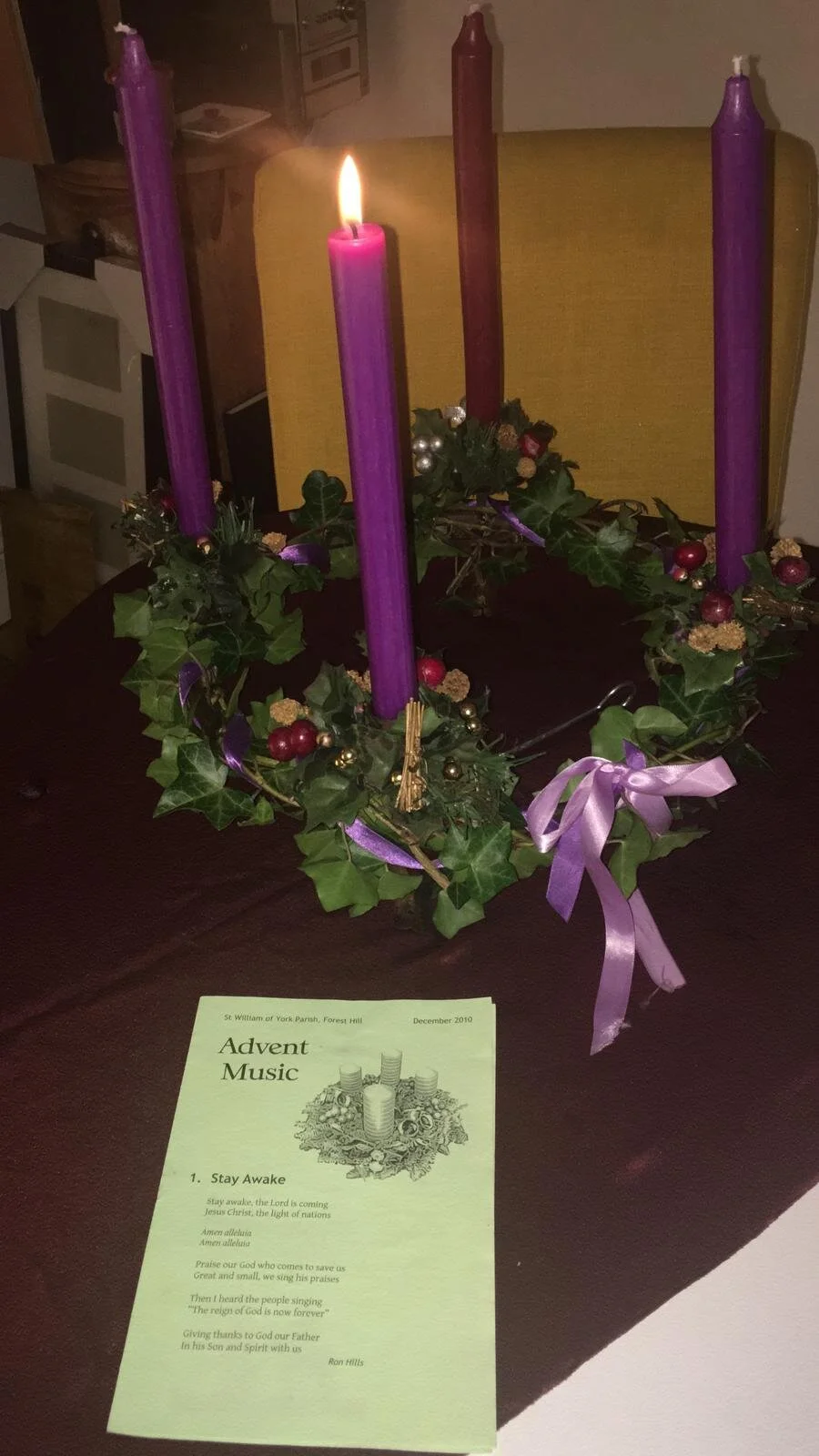 Chair's November Blog: Advent - Holding Our Nerve