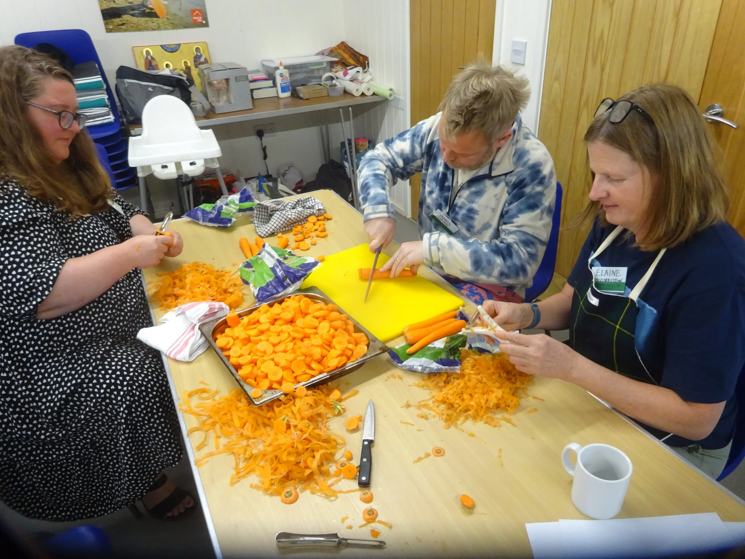 Carrot chopping icebreaker.JPG
