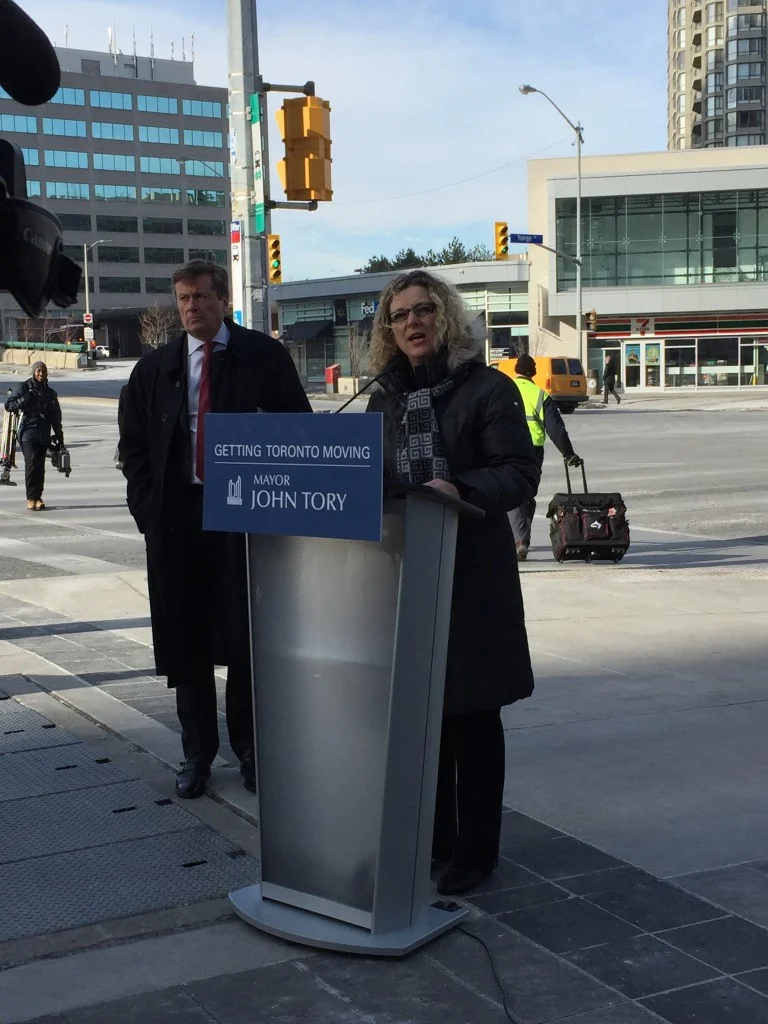 As Chair of Public Works, I was pleased to announce Phase 2 of the city’s Congestion Management Plan with Mayor Tory.